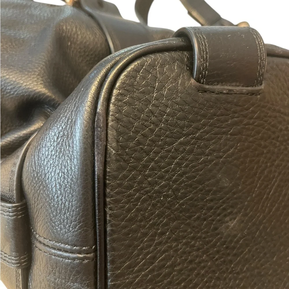 MICHAEL Michael Kors Harness Grab Bag Black Leather Shoulder Bag
